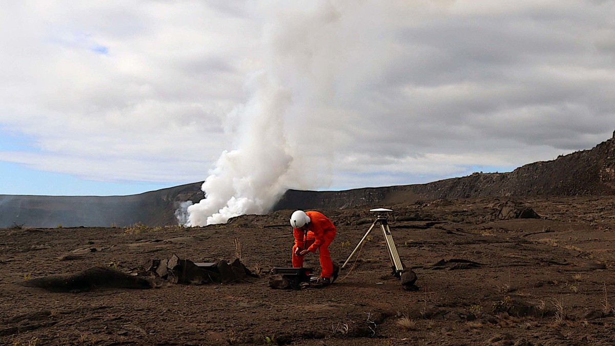 Aktuální stav erupce na vrcholu Kīlauea