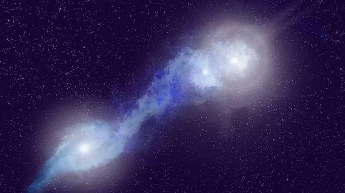 Objev prvního potvrzeného trojitého aktivního jádra galaxií v systému J1218/1219+1035