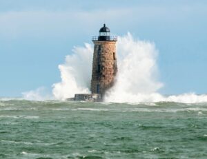 Rostoucí hladiny moří podél pobřeží Spojených států