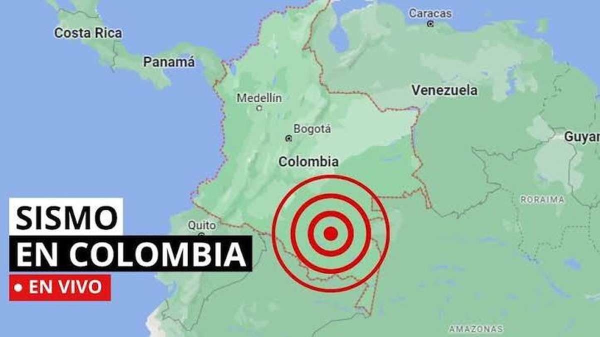 Seísmo en Colombia a través del Servicio Geológico