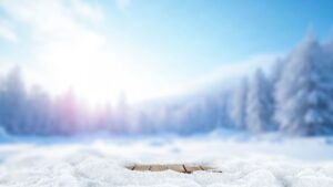 Neobvyklý objev: Mucha na sněhu