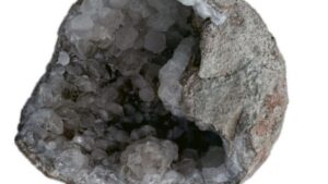 Objev dinosaurího vajíčka plného krystalů