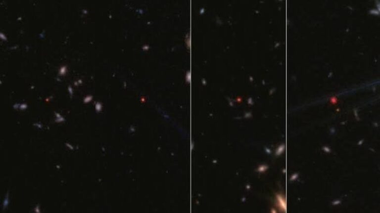 Žádné galaxie, žádné chyby: Teleskop James Webb odhaluje, že záhadné červené tečky jsou černé díry